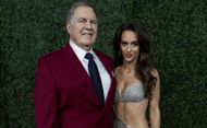 Bill Belichick with girlfriend Jordon Hudosn Source: Getty